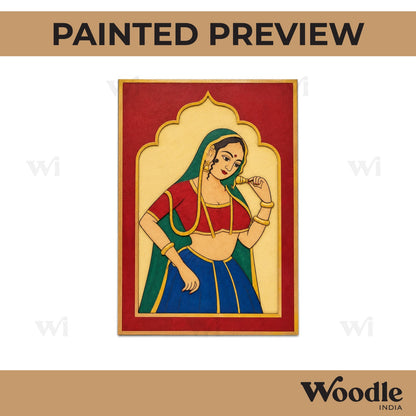 Maharaja Bani Thani Jharokha Pre Marked MDF Design 6
