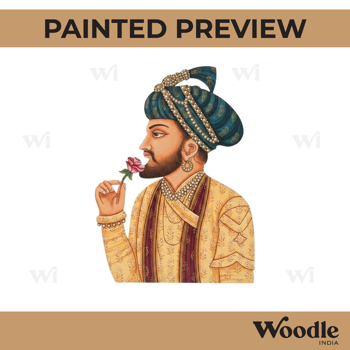 Maharaja Bani Thani Pre Marked MDF Design 1