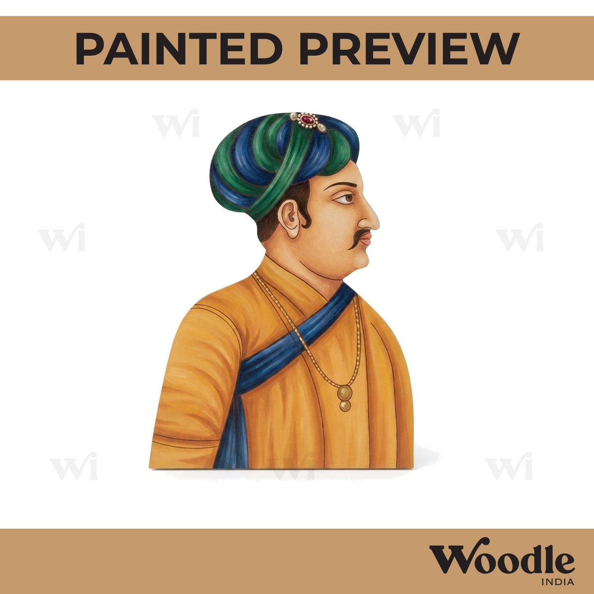 Maharaja Bani Thani Pre Marked MDF Design 2