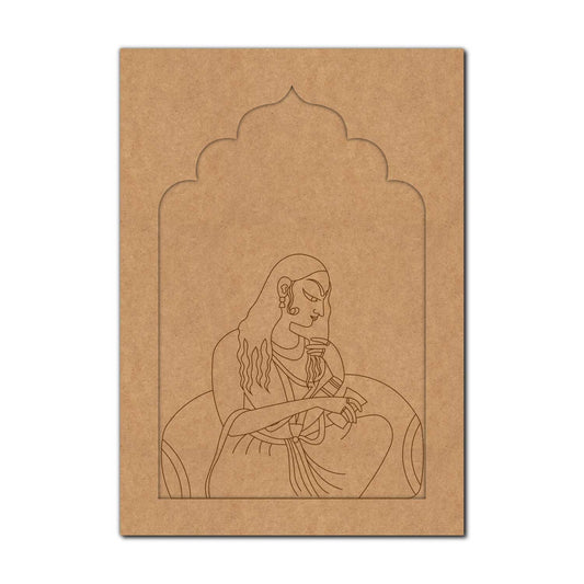 Maharani Bani Thani Jharokha Pre Marked MDF Design 10