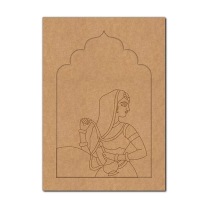 Maharani Bani Thani Jharokha Pre Marked MDF Design 6