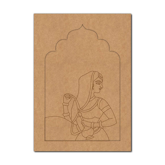 Maharani Bani Thani Jharokha Pre Marked MDF Design 6