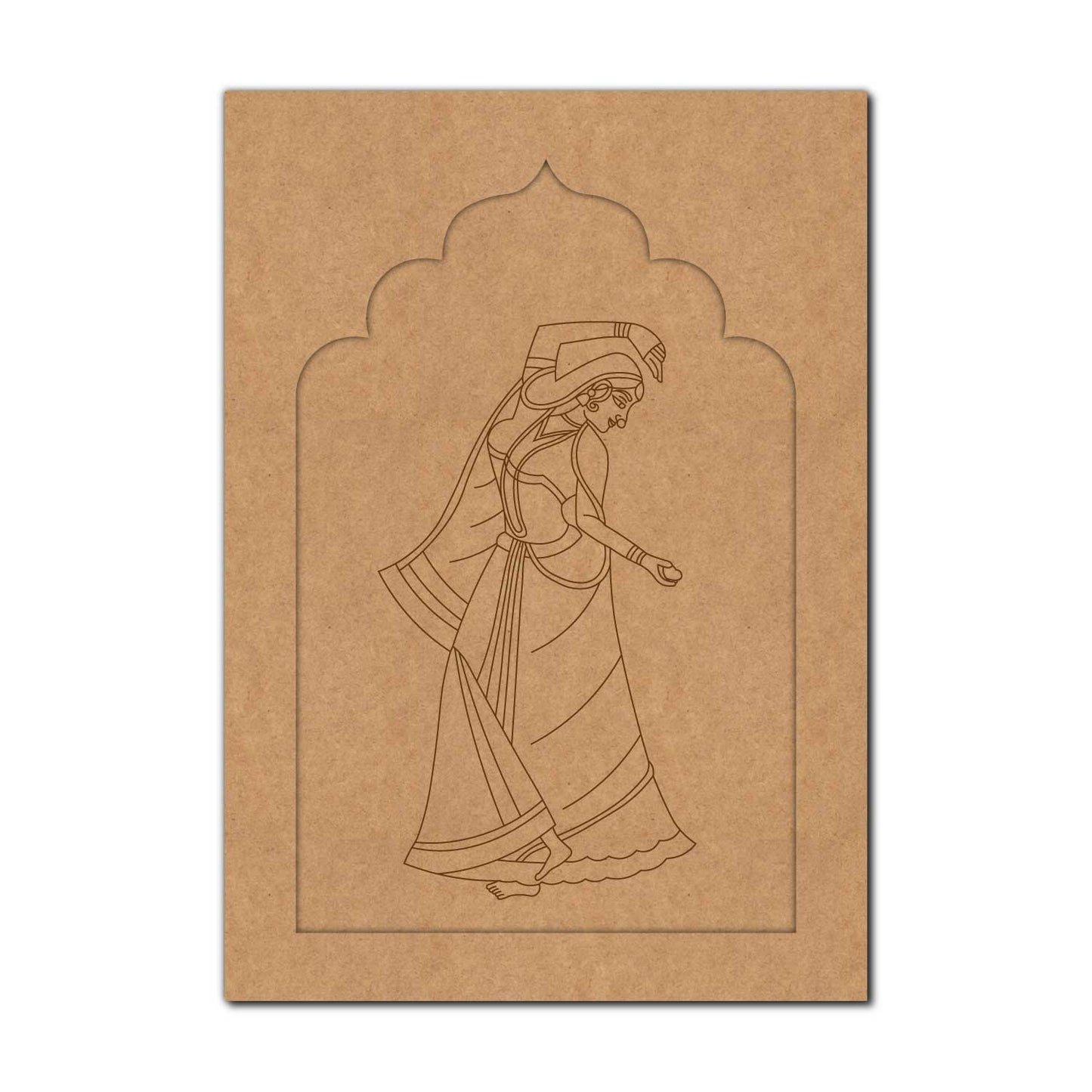 Maharani Bani Thani Jharokha Pre Marked MDF Design 7
