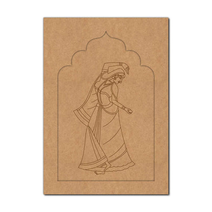 Maharani Bani Thani Jharokha Pre Marked MDF Design 7