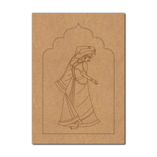 Maharani Bani Thani Jharokha Pre Marked MDF Design 7