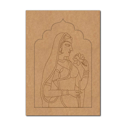 Maharani Bani Thani Jharokha Pre Marked MDF Design 8