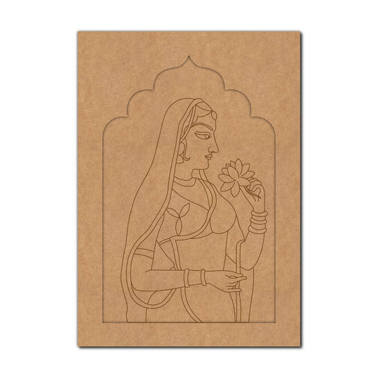 Maharani Bani Thani Jharokha Pre Marked MDF Design 8
