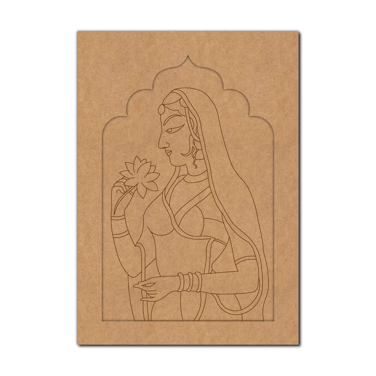 Maharani Bani Thani Jharokha Pre Marked MDF Design 9