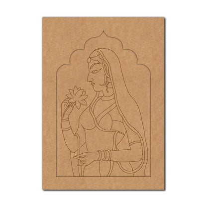 Maharani Bani Thani Jharokha Pre Marked MDF Design 9