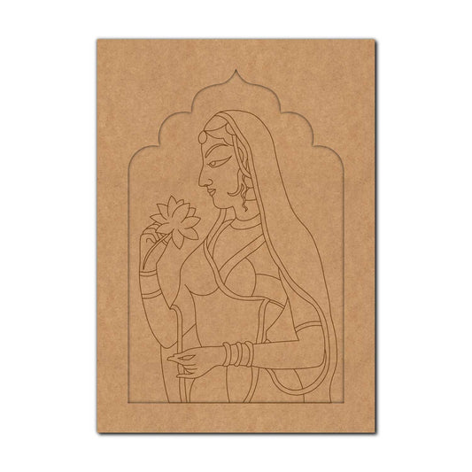 Maharani Bani Thani Jharokha Pre Marked MDF Design 9