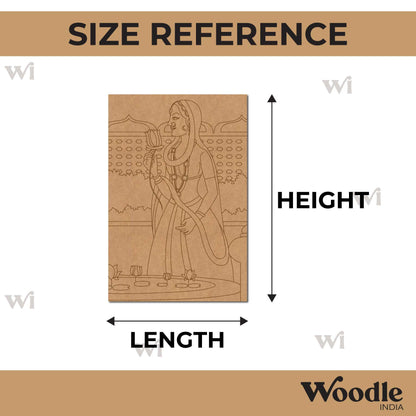 Maharani Bani Thani Pre Marked Base MDF Design 1