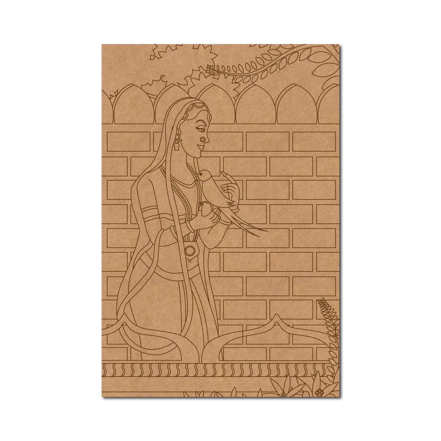 Maharani Bani Thani Pre Marked Base MDF Design 3