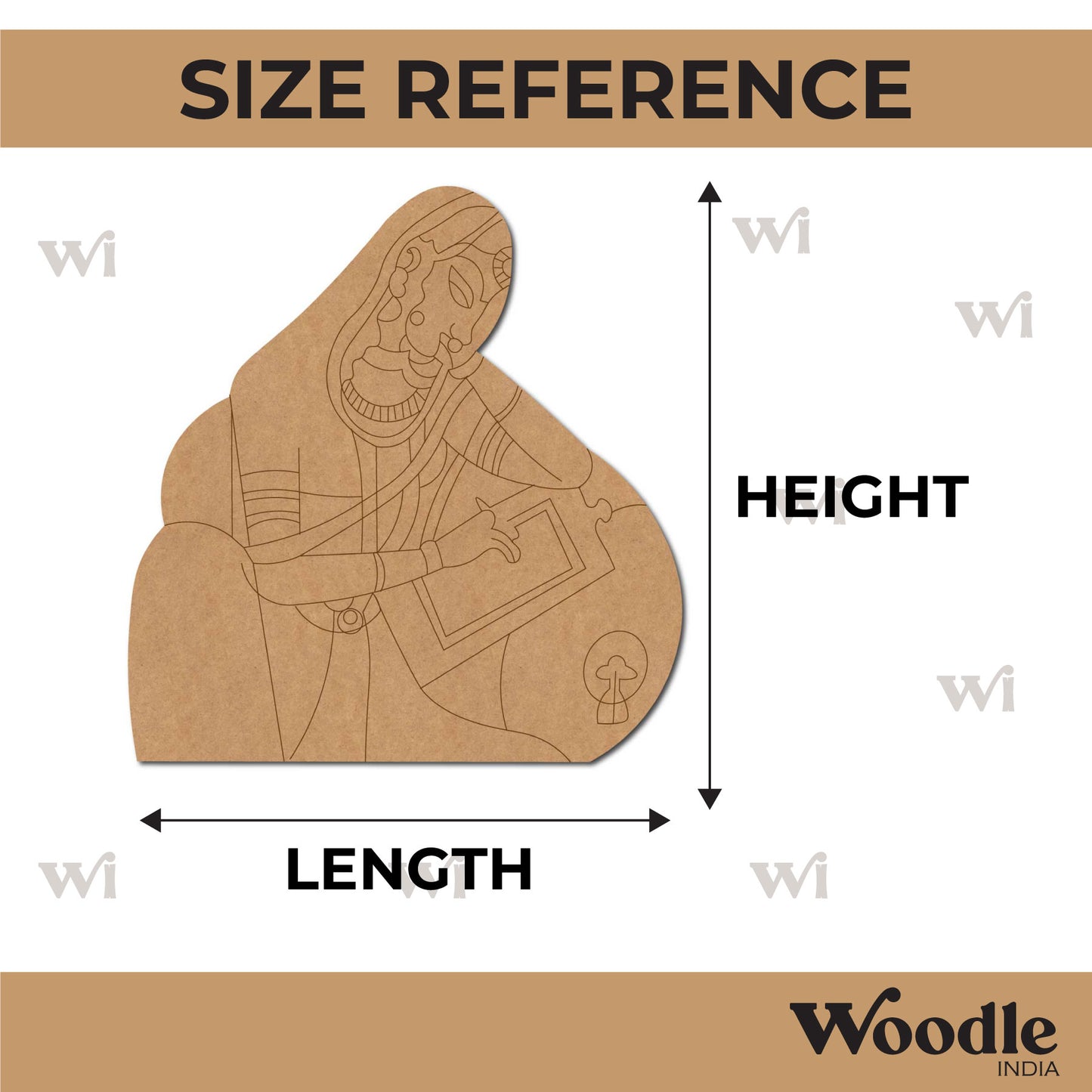 Maharani Bani Thani Pre Marked MDF Design 10