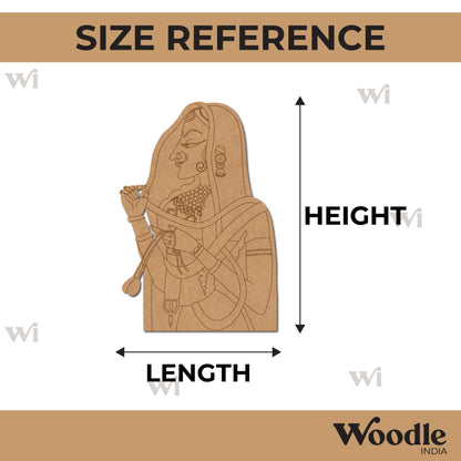 Maharani Bani Thani Pre Marked MDF Design 1