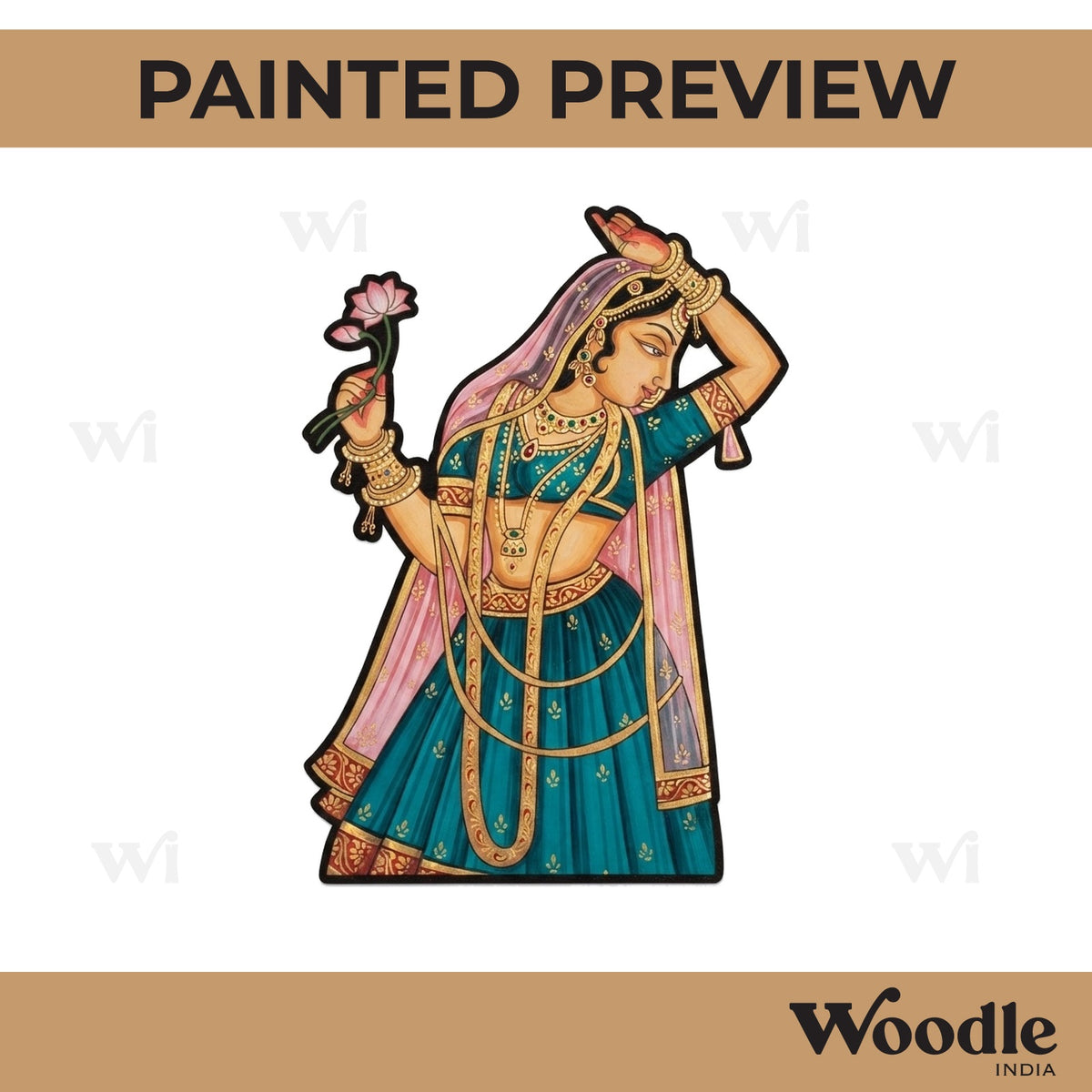 Maharani Bani Thani Pre Marked MDF Design 2