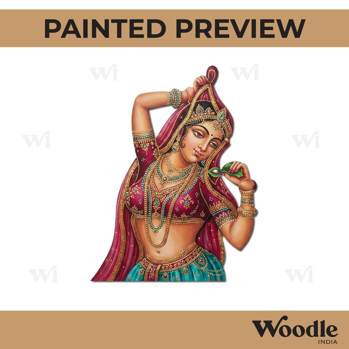 Maharani Bani Thani Pre Marked MDF Design 4