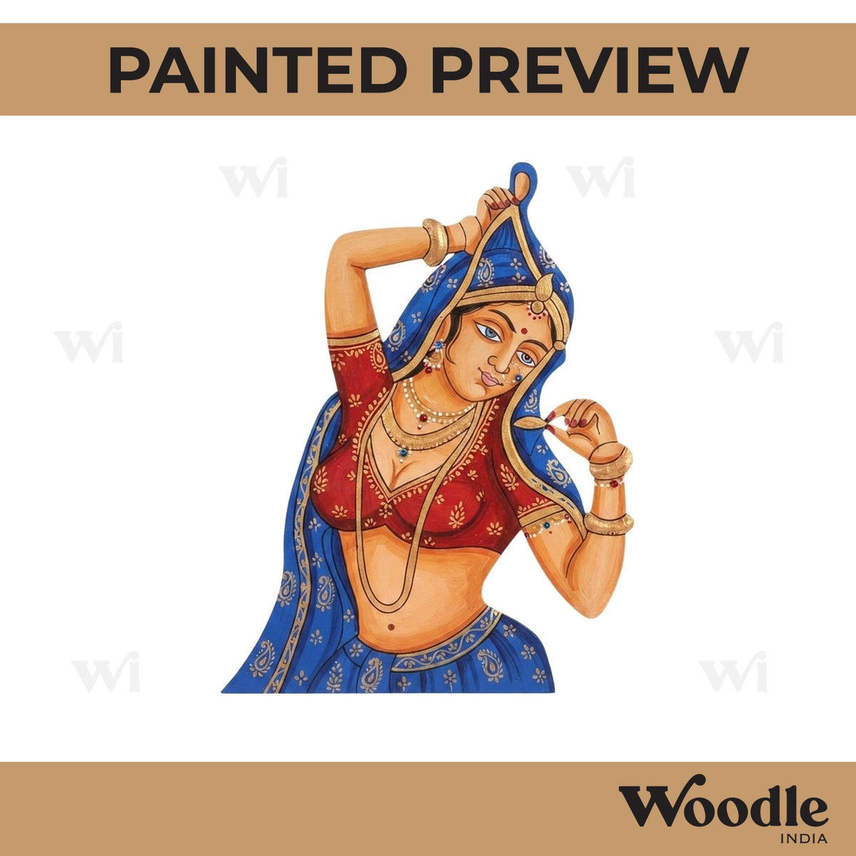 Maharani Bani Thani Pre Marked MDF Design 6