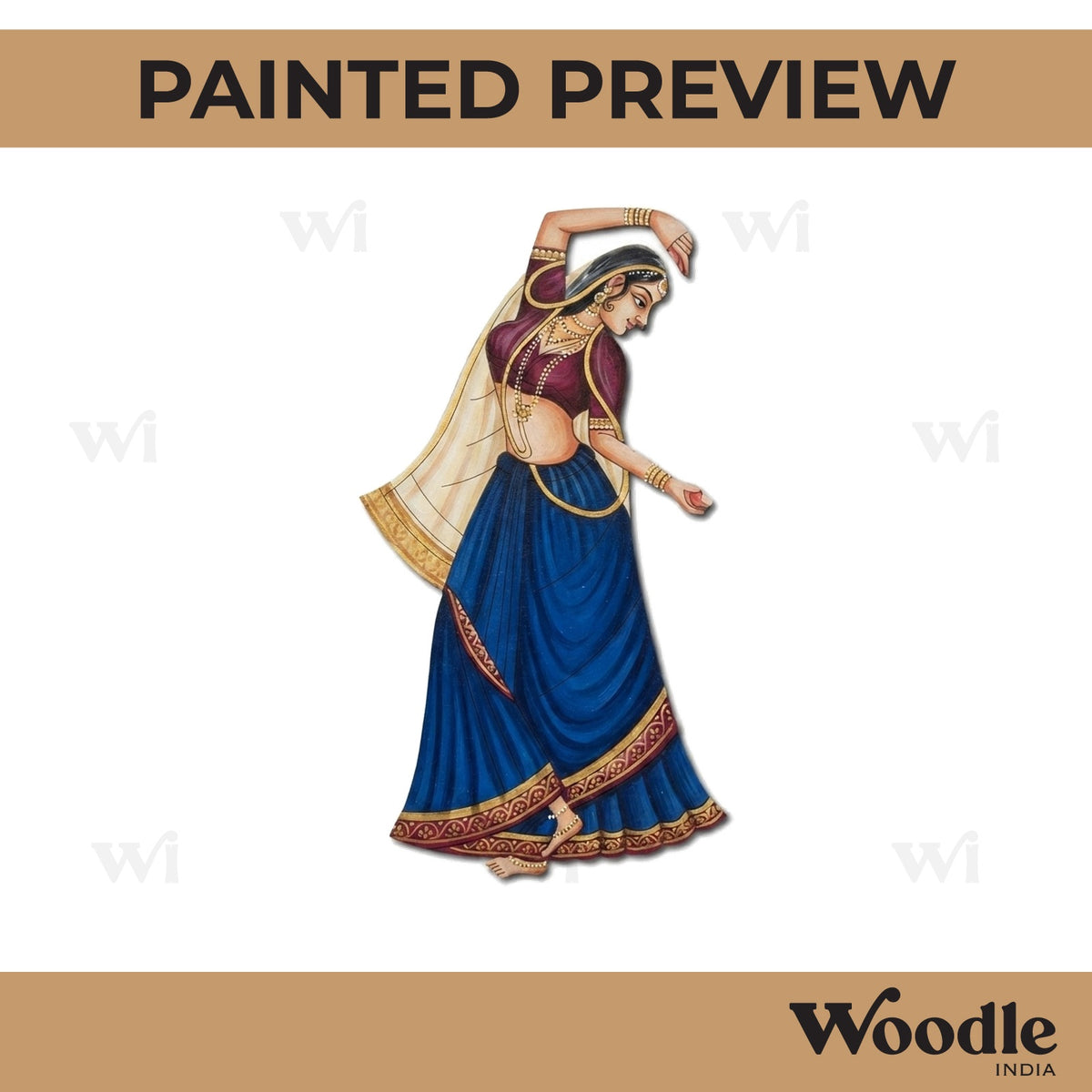 Maharani Bani Thani Pre Marked MDF Design 7