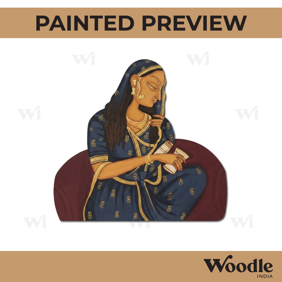 Maharani Bani Thani Pre Marked MDF Design 8