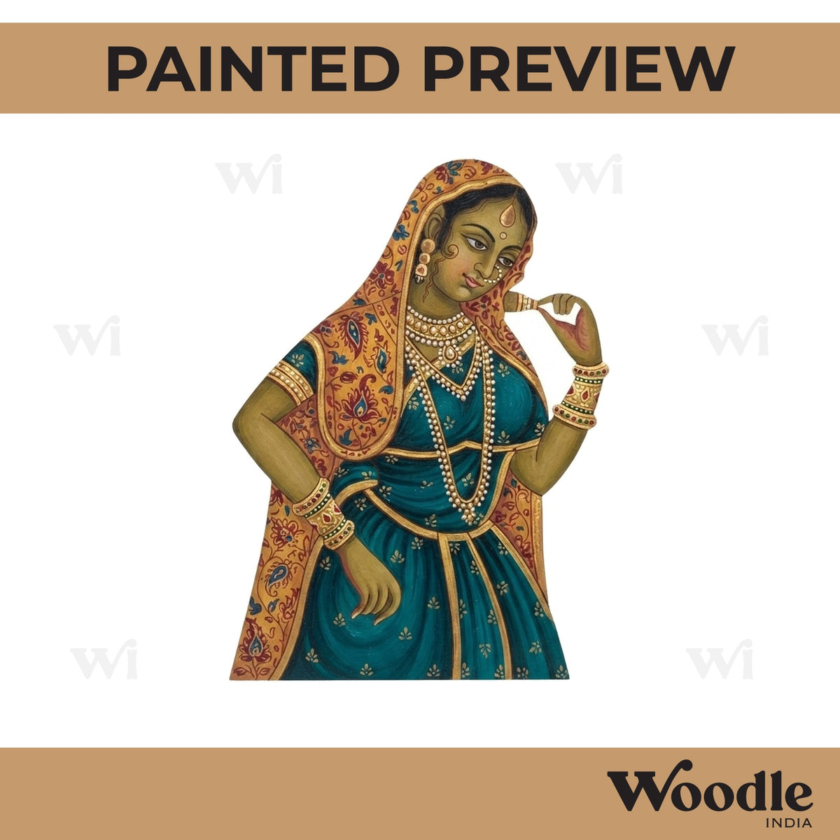 Maharani Bani Thani Pre Marked MDF Design 9