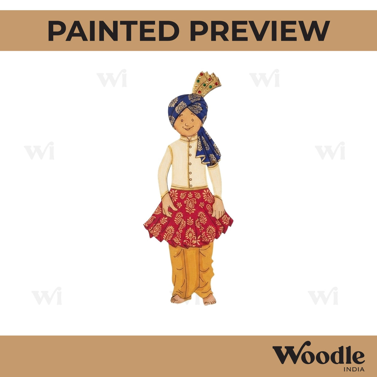 Maharashtra Man Pre Marked MDF Design 1