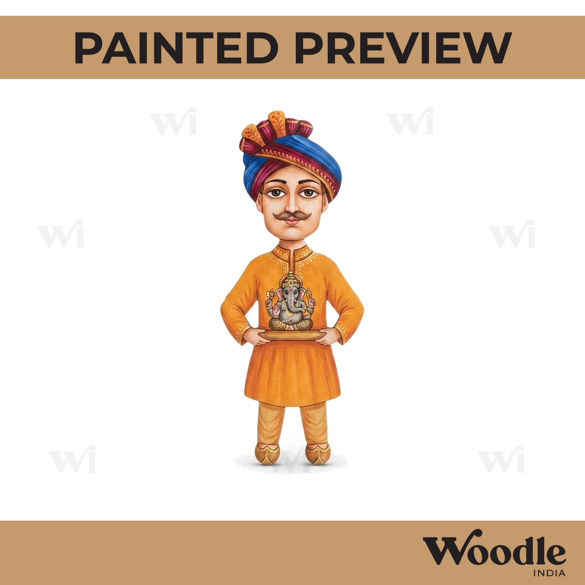Maharashtra Man Pre Marked MDF Design 3