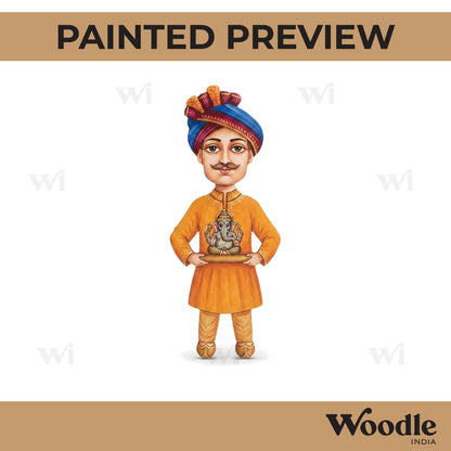 Maharashtra Man Pre Marked MDF Design 3