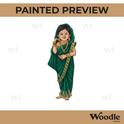 Maharashtra Woman Pre Marked MDF Design 1