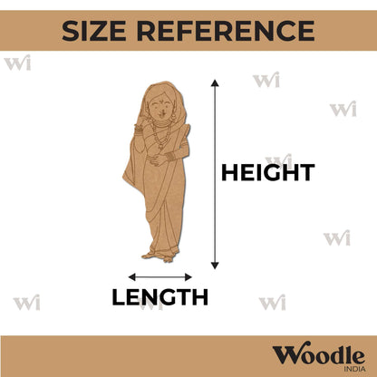 Maharashtra Woman Pre Marked MDF Design 1