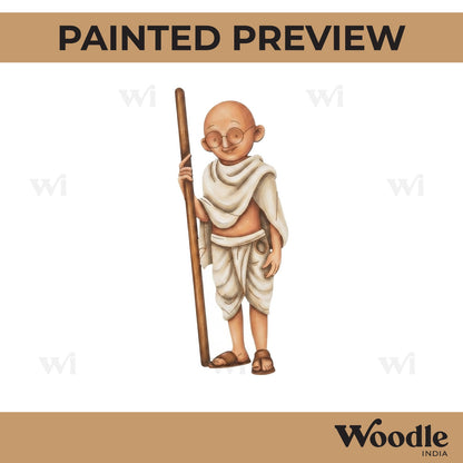 Mahatma Gandhi Pre Marked MDF Design 1