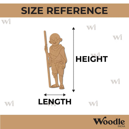 Mahatma Gandhi Pre Marked MDF Design 1