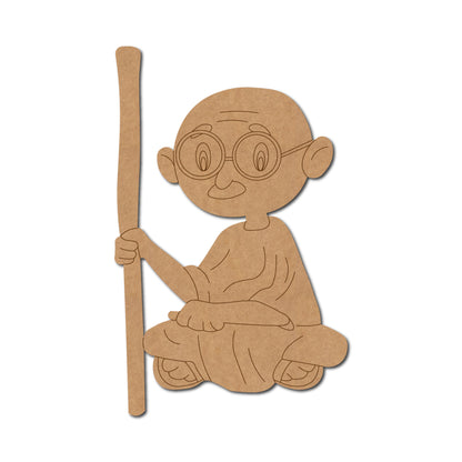 Mahatma Gandhi Pre Marked MDF Design 2