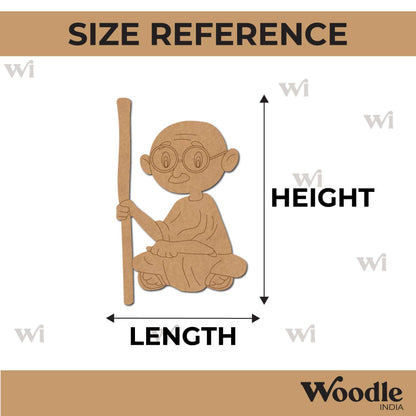 Mahatma Gandhi Pre Marked MDF Design 2
