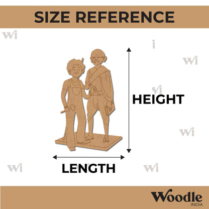 Mahatma Gandhi Statue Pre Marked MDF Design 1
