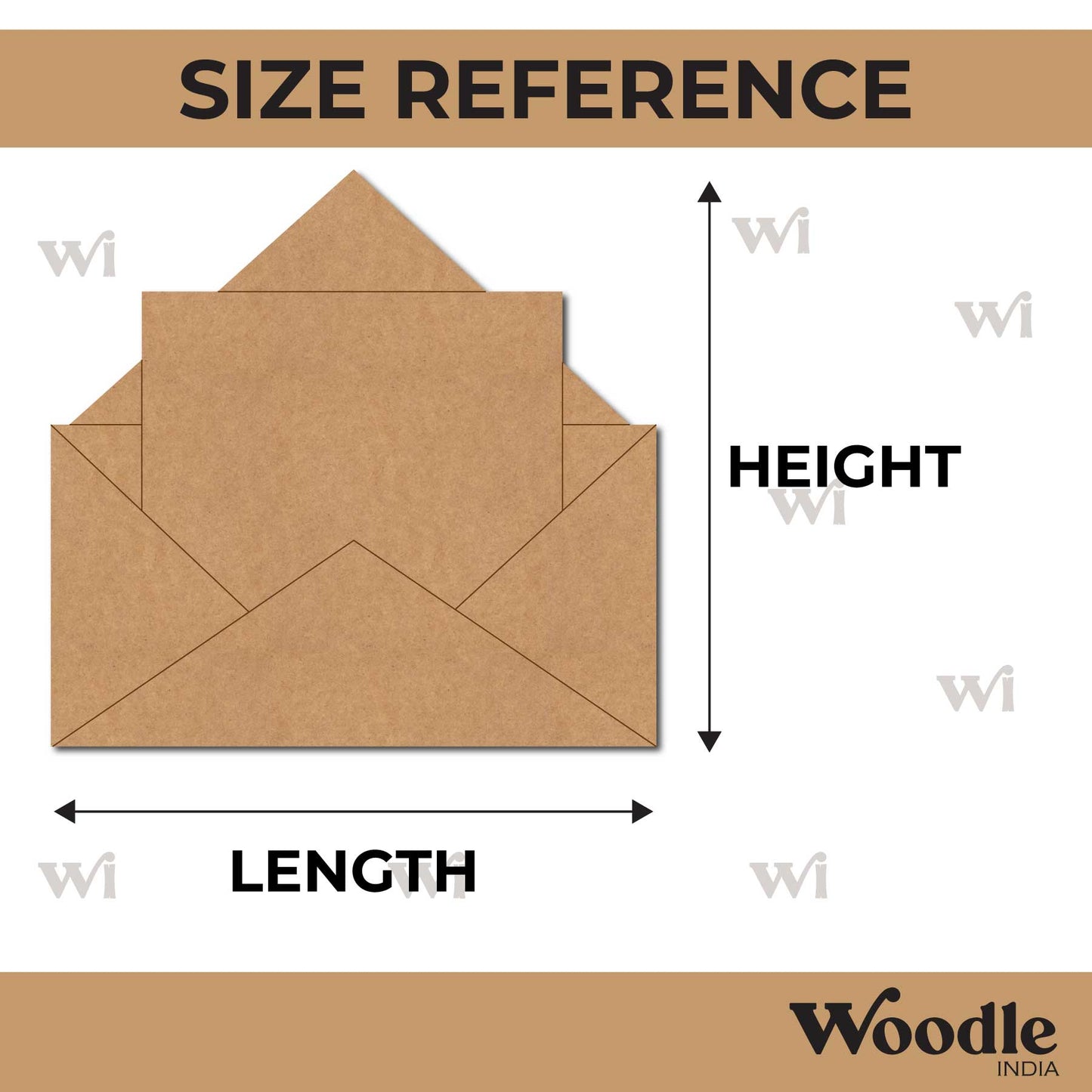 Mail Letter Pre Marked MDF Design 2