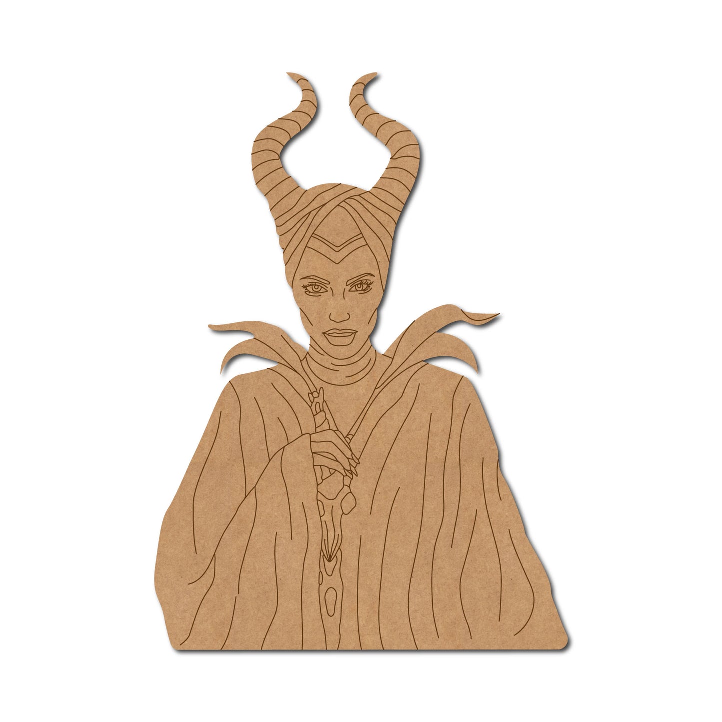 Maleficent Fairy Pre Marked MDF Design 1