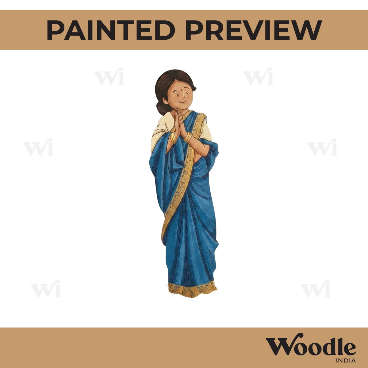 Mamata Banerjee Pre Marked MDF Design 1
