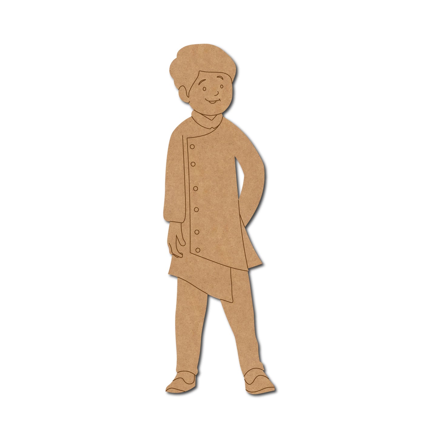 Man In Kurta Pre Marked MDF Design 3