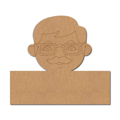 Man Nameplate Pre Marked MDF Design 1