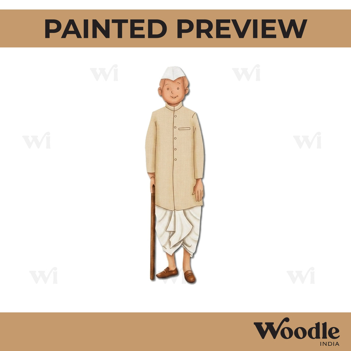 Man Politician Pre Marked MDF Design 1