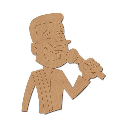 Man Singer Pre Marked MDF Design 2