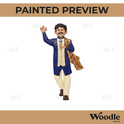 Man Singer Pre Marked MDF Design 4