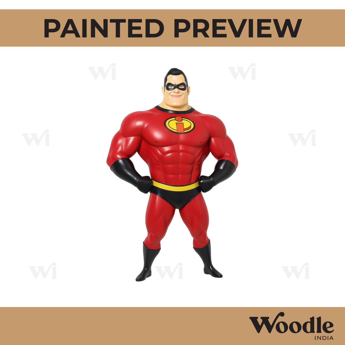 Man The Incredibles Pre Marked MDF Design 1
