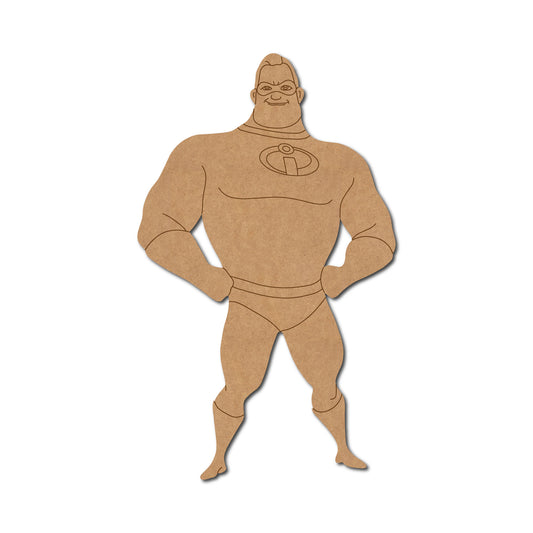Man The Incredibles Pre Marked MDF Design 1