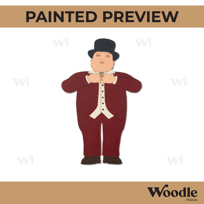 Man Thomas & Friends Cartoon Pre Marked MDF Design 1