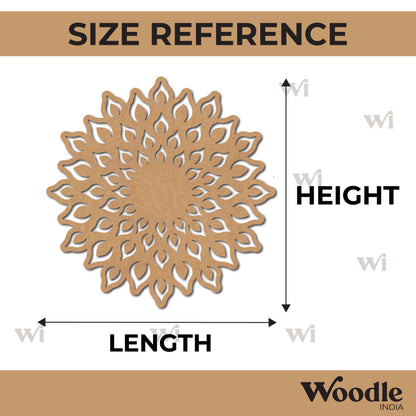 Mandala Base Cutout MDF Design 11