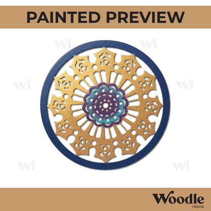 Mandala Base Cutout MDF Design 11