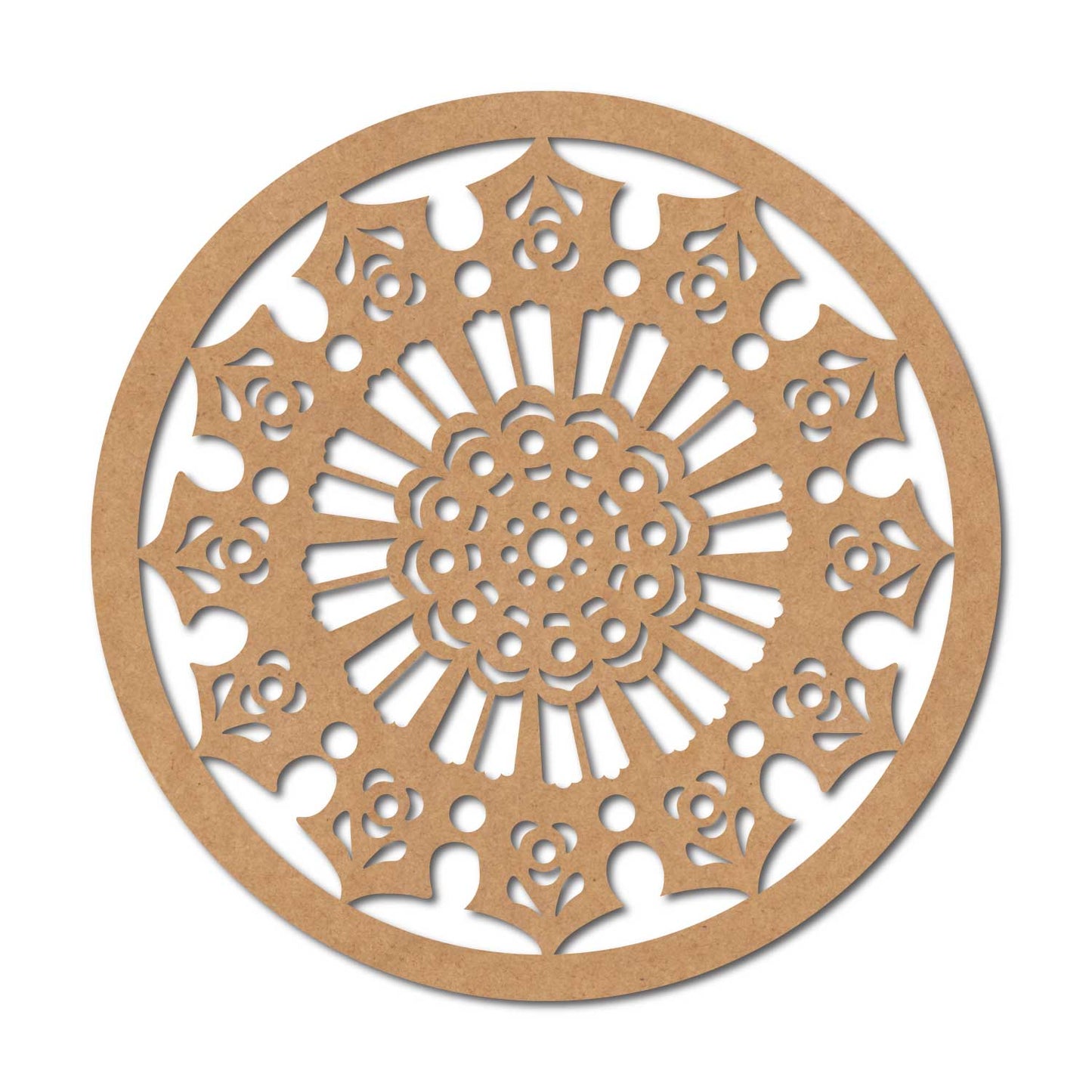 Mandala Base Cutout MDF Design 12