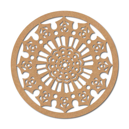 Mandala Base Cutout MDF Design 12