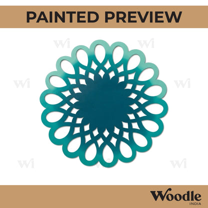 Mandala Base Cutout MDF Design 12